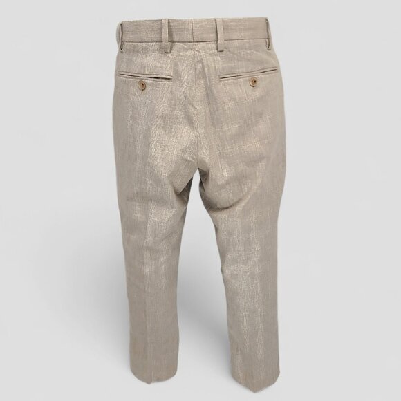 Banana Republic Linen Blend Glen Check 2-Piece Suit 36S - Pants W30xL26 - Picture 15 of 16